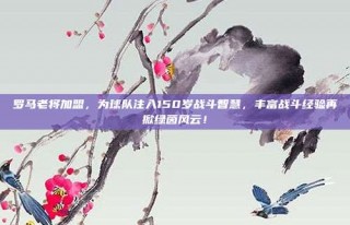 罗马老将加盟，为球队注入150岁战斗智慧，丰富战斗经验再掀绿茵风云！